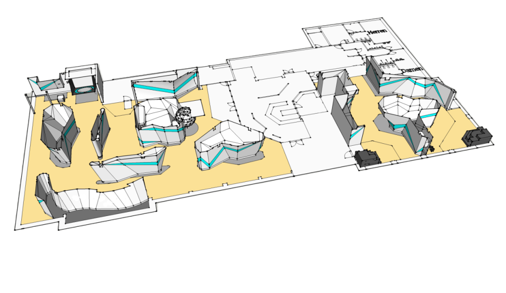 Boulderwelt Karlsruhe - Hallenplan