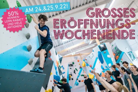 Eröffnung Boulderwelt Karlsruhe 24.9/25.9.