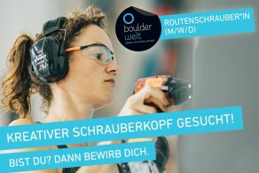 DIe Boulderwelt Karlsruhe sucht Routenschrauber.