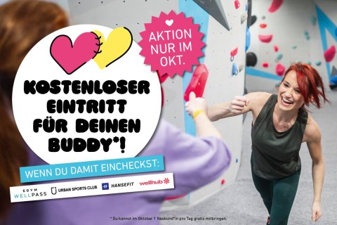 Oktober Aktion: Du checkst mit einem unserer Kooperationspartner ein? Dann kannst Du den ganzen Oktober gratis Neukunden mitbringen!