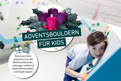 Adventsboulderkurse für Deine Familie