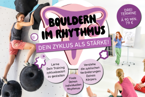 Neu bei uns: Zyklusbasiertes Training – Bouldern im Rythmus mit Deinem Körper